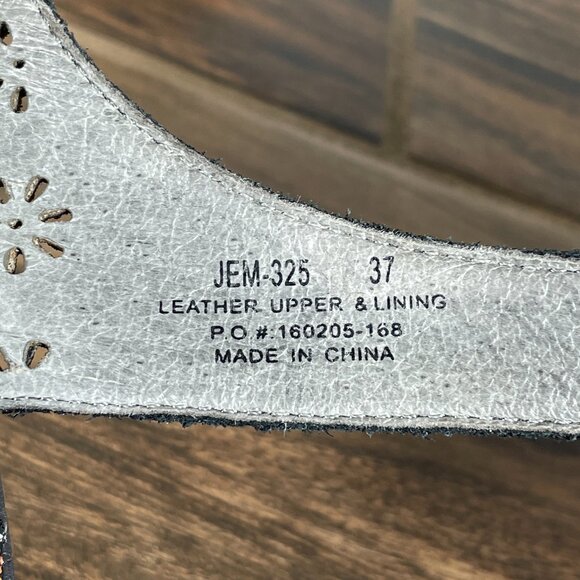 Alegria Jemma Womens Size EU 37 Shoes Spiro Multicolor Leather Crossover Sandals - Picture 12 of 12